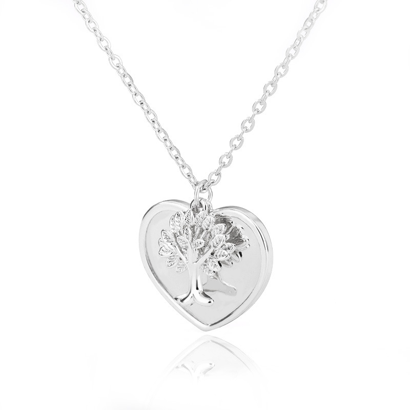 New Heart-shaped Tree Of Life Necklace display picture 8