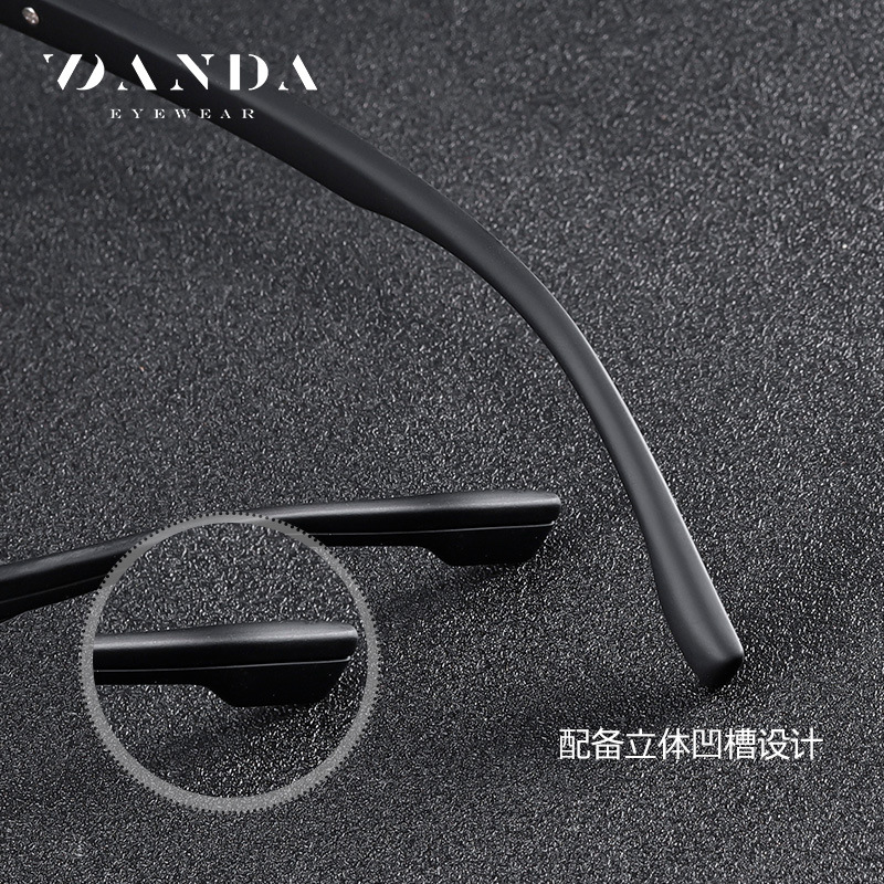 Espejo de sapo de moda clásica S15105 protector solar para hombres al aire libre Gafas de sol polarizadas de metal Gafas de sol de conducción de doble viga