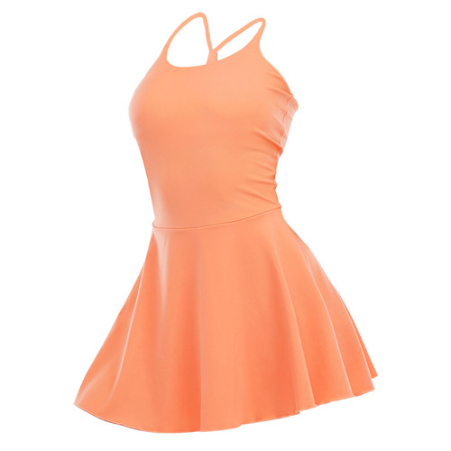 Outdoor suspender dress yoga sports jumpsuit quick-drying golf badminton tennis skirt cross-border wholesale