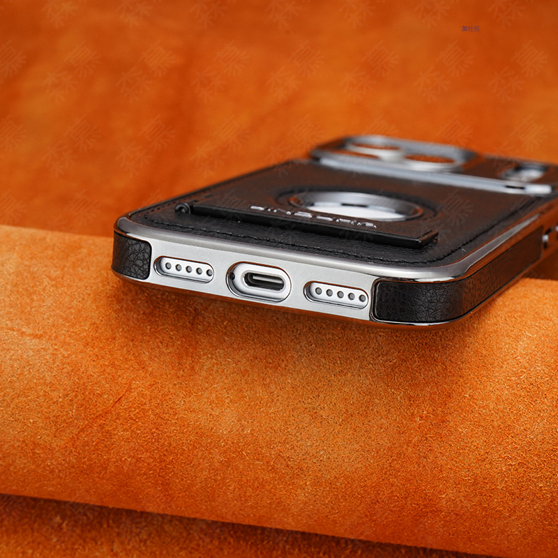 Ốp lưng điện thoại chống sốc viền dày, mạ điện trong suốt, phù hợp iPhone 13-17 Pro Max — [Giá đỡ D22 màu đen ★ Da lộ ra ngoài】 Lỗ thấu kính lớn, [Giá đỡ D22 màu nâu nhạt ★ Da lộ ra ngoài】 Lỗ thấu kính lớn, [Giá đỡ D22 màu xanh lá cây ★ Da lộ ra ngoài】 Lỗ thấu kính lớn, [Giá đỡ D22 màu tím ★ Da lộ ra ngoài】 Lỗ thấu kính lớn chi tiết 10