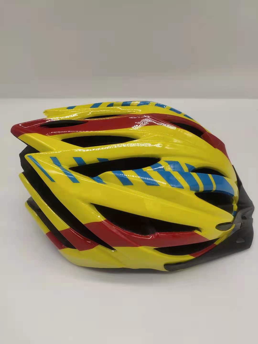 气动双层镜盔  一体成型头盔 变色龙骑行头盔 一体式风镜头盔