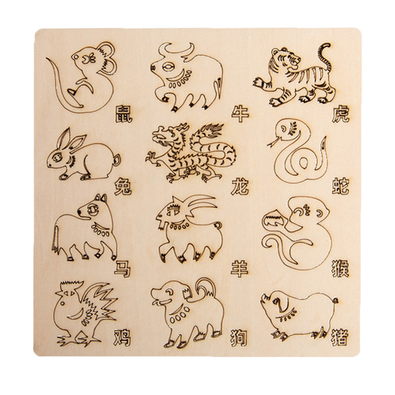 Hecho a mano DIY Escuela Primaria poesía antigua palabra móvil impresión cuatro grandes inventos vapor ciencia experimento material didáctico paquete