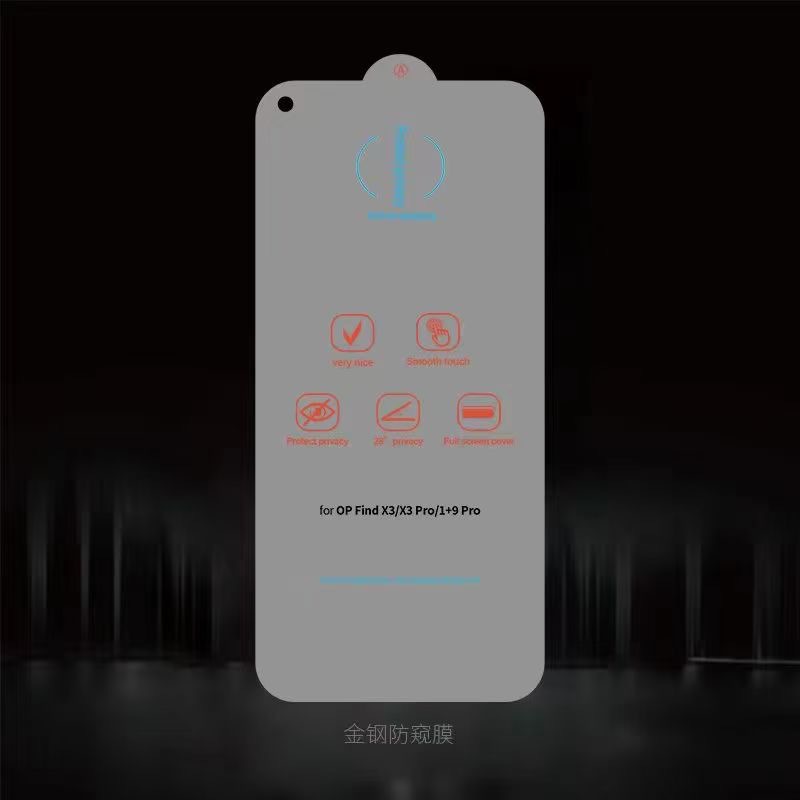 Y100 Anti-peeping Hydrogel Film Curved Mobile Phone Film Wholesale Suitable for Huawei MATE40 Honor 90 RENO11