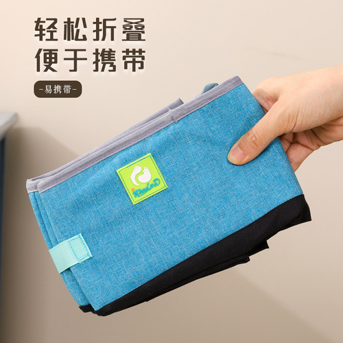 My and It Oxford Fabric Foldable Cat Litter Box Outdoor Cat Toilet Large Foldable Portable Cat Litter Box