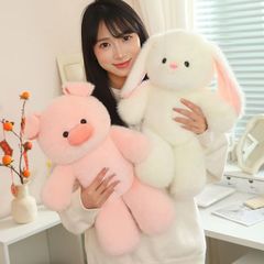 国境を越えた人気のランニングシリーズ クマとウサギのかわいい人形 ぬいぐるみ 人形 女の子の誕生日プレゼント