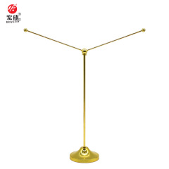 旗杆Y型會議辦公室桌旗商務洽談金屬旗架桌面擺件旗幟可印logo