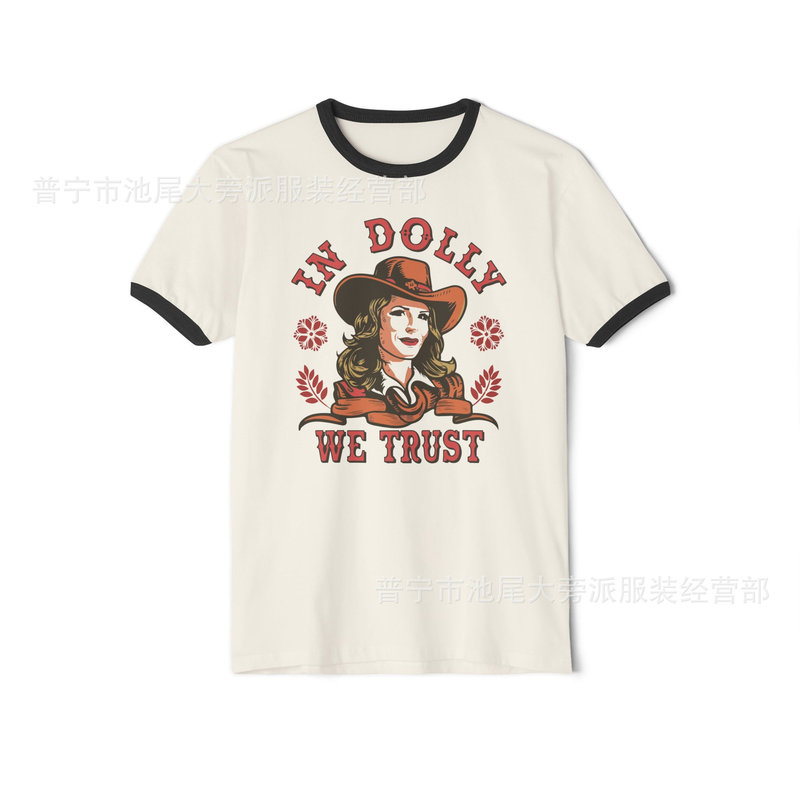 Independent station interesting 7080 s style T-shirt women's custom retro pattern design short sleeve top Independent station interesting 7080 s style T-shirt women's custom retro pattern design short sleeve top