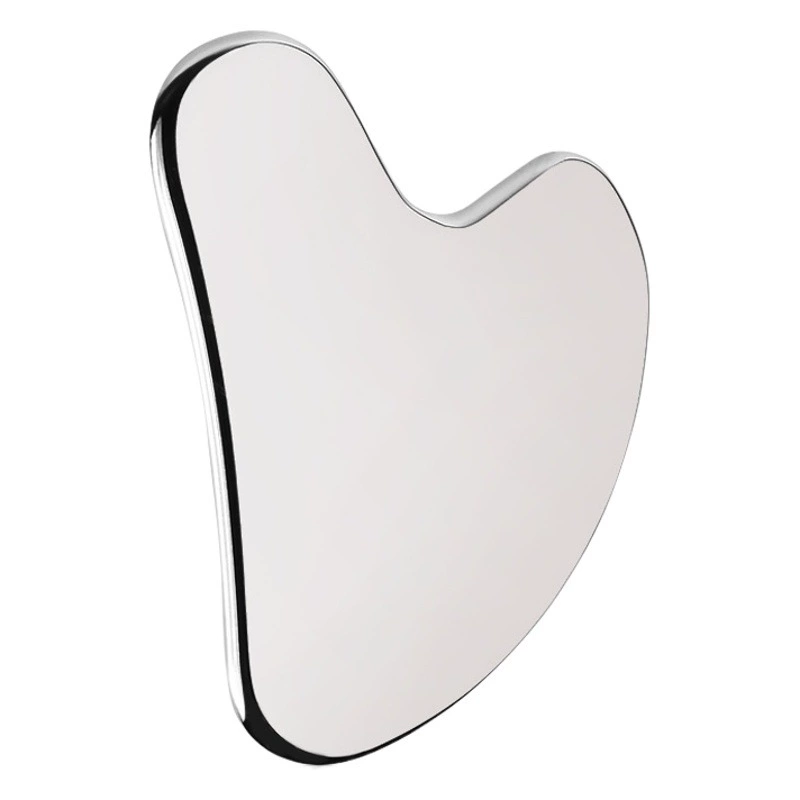 304 нержавеющая сталь скребок для лица в форме сердца металлический массажер для лица гуаша зеркальная полировка оптом