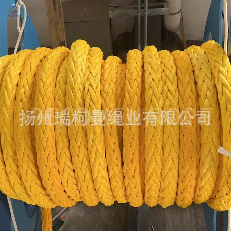 Полиэтиленовый двенадцатипрядный полимерный материал морской трос буксир контейнеровоз полимерный трос