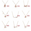 Life lock love key necklace female Xiaohongshu recommended explosion clavicle chain light luxury fashion Singapore 1