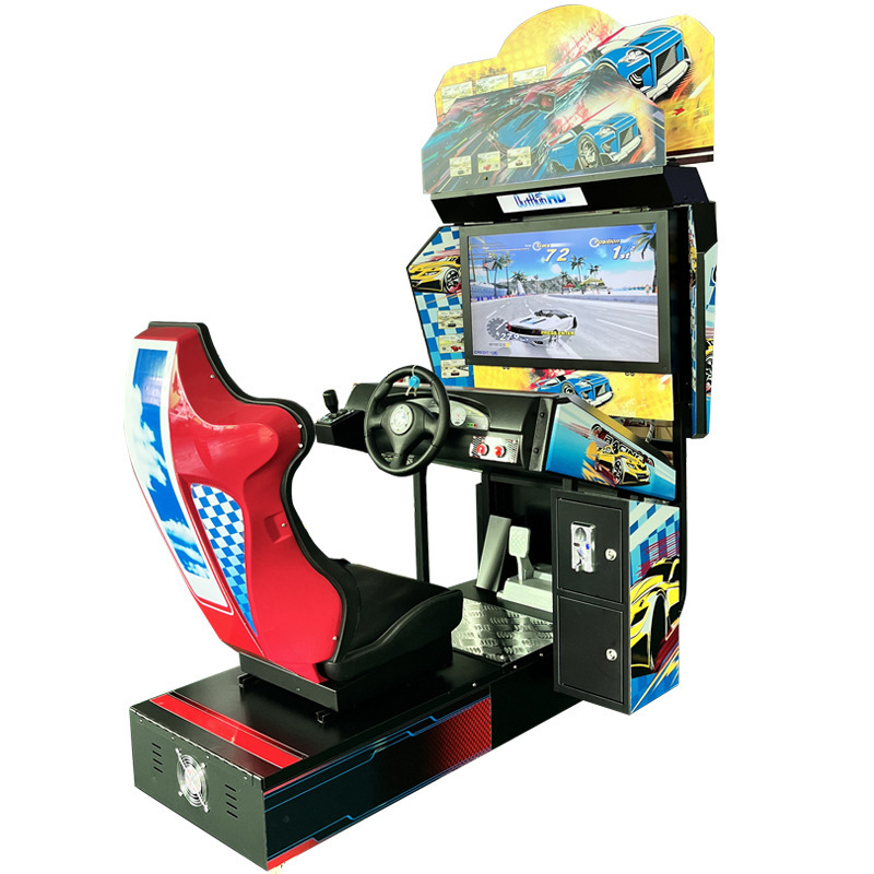 大型アーケードゲームセンター コイン式デュアルスクリーンバイクレーシングゲーム機 アーケード遊園地アミューズメント機器メーカー|undefined