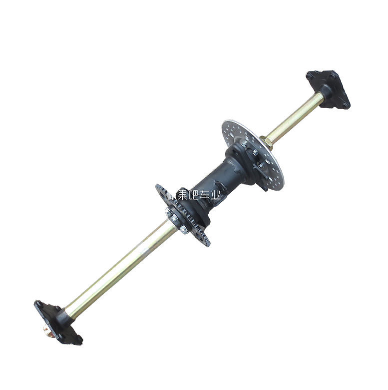 Modified DIY Four-Wheel Go-Kart Parts Big Bull Atv Rear Axle Rear Drive Axle with Flange 81cm