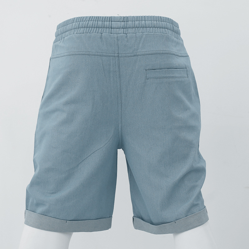 Summer New Casual Cashew Flower Men's Trendy Colored Simplified Shorts_mkmklike.com