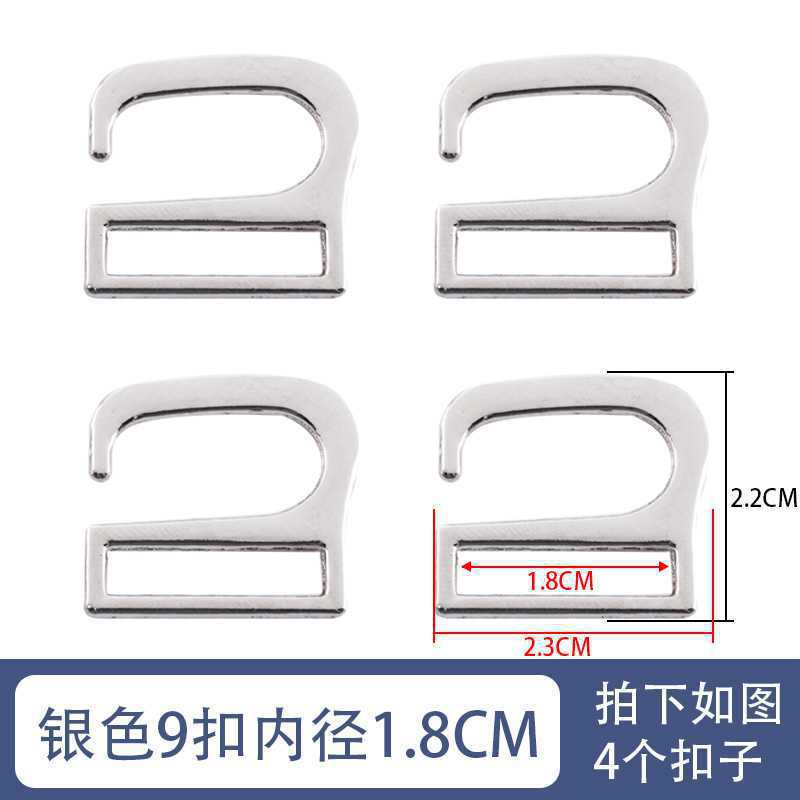 Accesorios de hardware de tacón alto hebilla de zapato de metal sandalias de mujer 8 piezas 9 zapatos redondos hebilla de cordón de botón en forma japonesa otro hogar