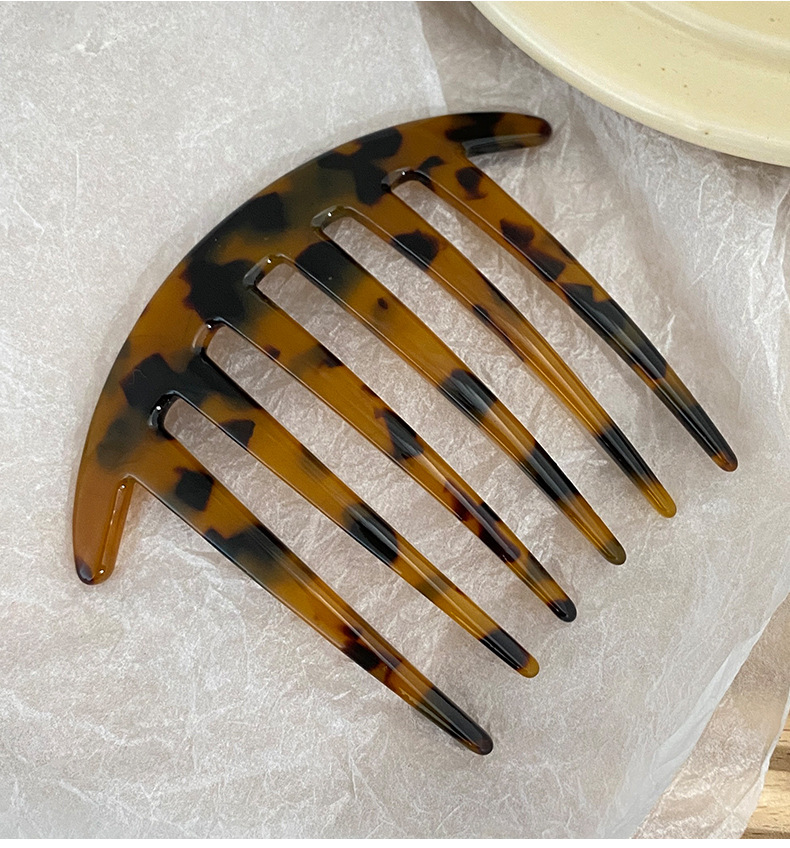 19g Weight Hair Combs Hair Accessories Type Retro Geometric Acetic Acid Sheets Hair Combs 1 Piece