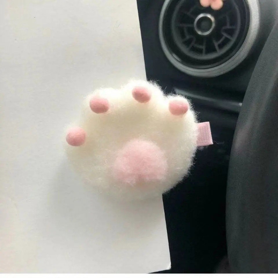 Plush cat scratch [white]