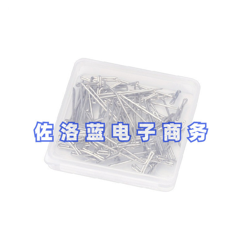 Ventas directas de fábrica Aguja en T de acero inoxidable Aguja C Aguja de ojo grande Aguja en T de cuero Cabeza plana Aguja de 9 caracteres Peluca Aguja de extensión de cabello Aguja curva