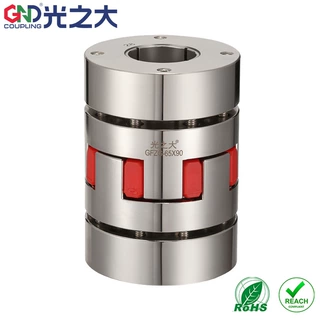 光之大大扭矩伺服步进电机梅花连轴器GFZG-30*50不锈钢机器联轴器