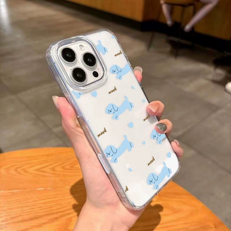 Чехол для телефона с рисунком «камеры/мультфильм», совместим с iPhone 16, 16 Pro Max, 14