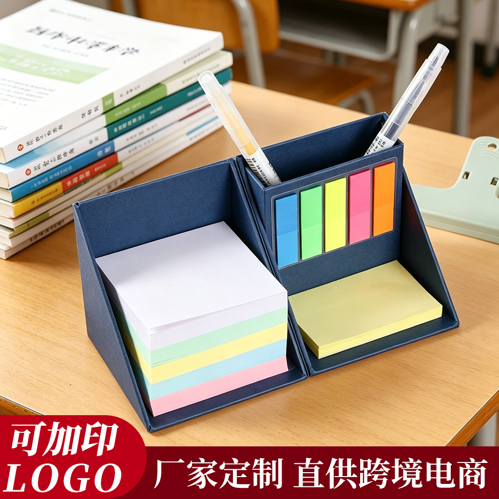 Post-it creativo personalizado combinación de notas Rubik Cubo caja multifuncional bolígrafo N veces pegado caja de notas azulejos multicolores