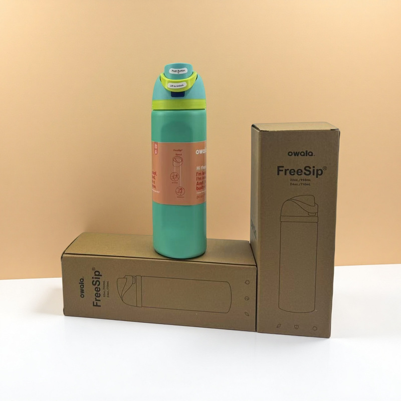 新款Owala32oz24oz运动水壶304不锈钢保温杯户外便携手提式双饮杯|undefined