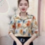 宽松夏季碎花显瘦小衫