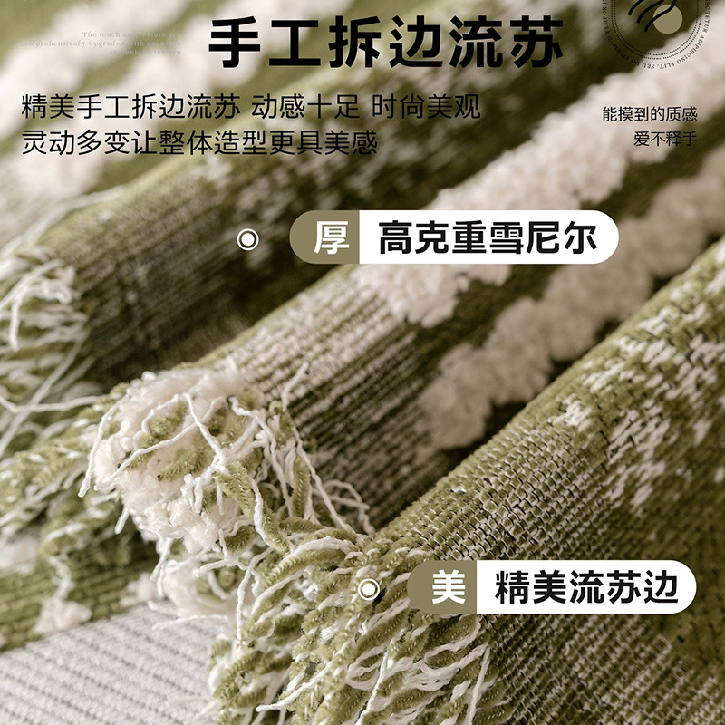 Chenille cubierta de sofá una toalla de sofá anti-gato de cubierta completa, toalla de sofá de lujo ligera y de alta calidad, mantas de cubierta de sofá