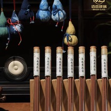 5克10克20克线香沉香檀香透明玻璃管直径15-16软木塞高硼硅管制瓶