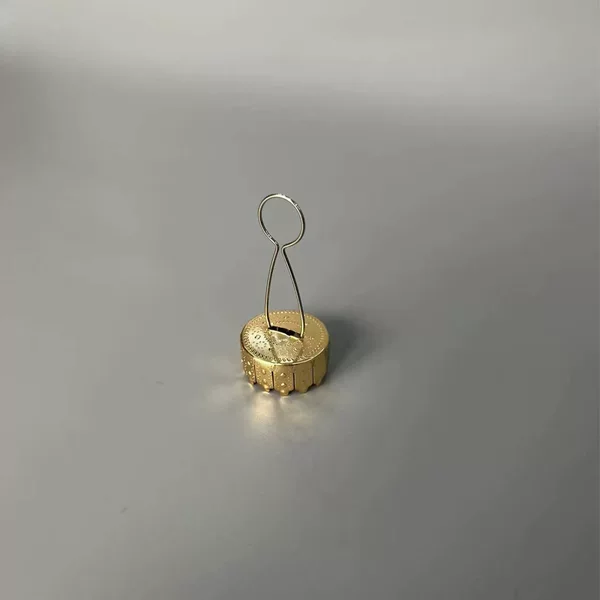 Christmas ball decorative cap electroplated metal ball cap metal wire hat rack cap card LED ball cover Christmas hardware accessories