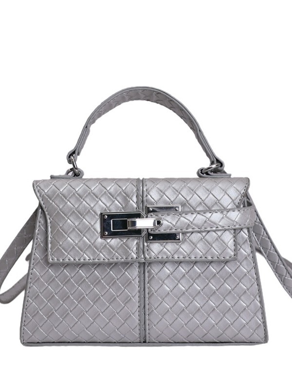 Nuevo bolso de tejido de mujeres de comercio exterior de textura de moda bolso cuadrado de tendencia transfronteriza Kelly bolso de alta calidad bolso de mochila