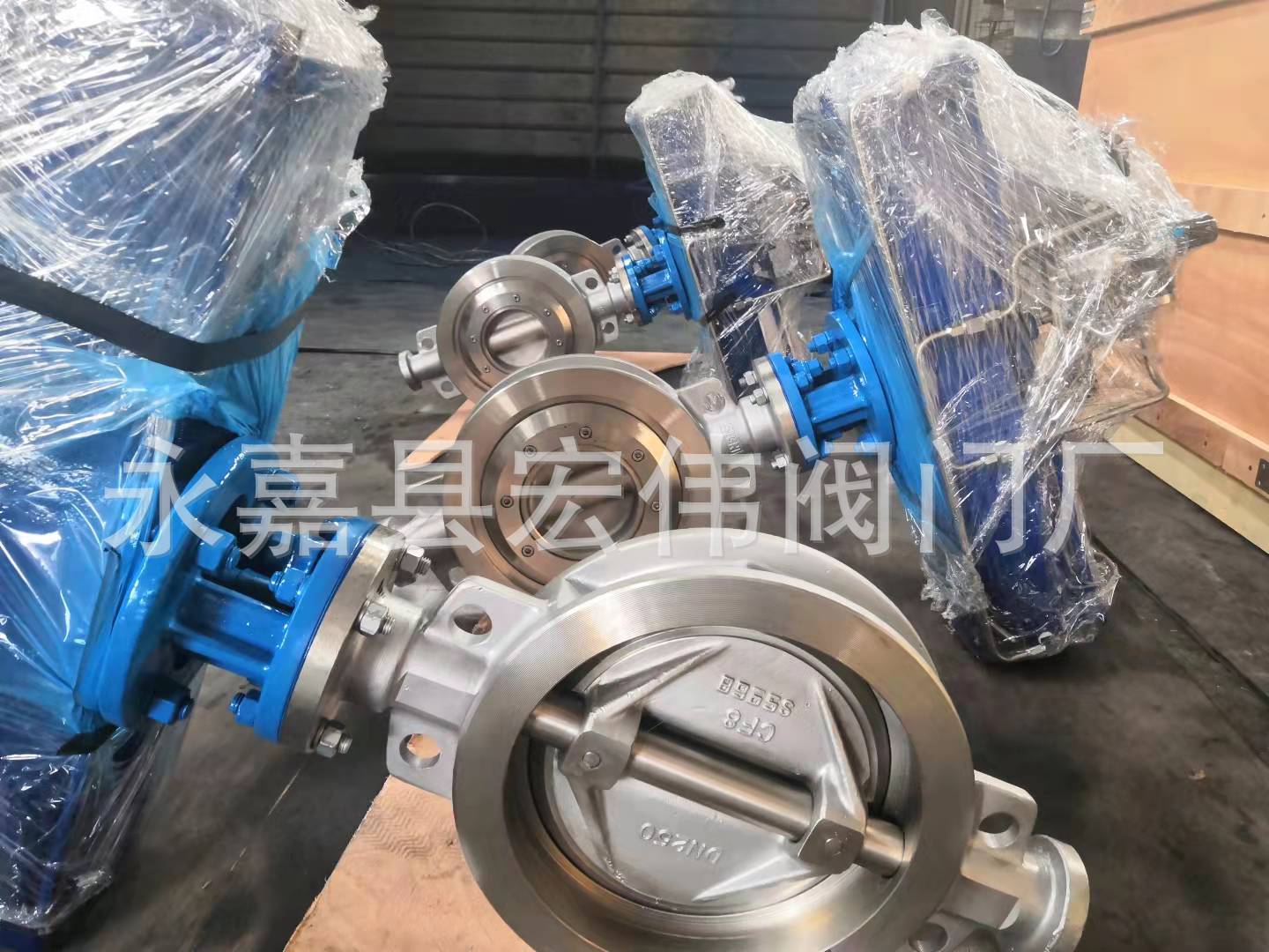 气动蝶阀 单作用蝶阀 气动硬密封对夹蝶阀 D671H-16C 对夹蝶阀