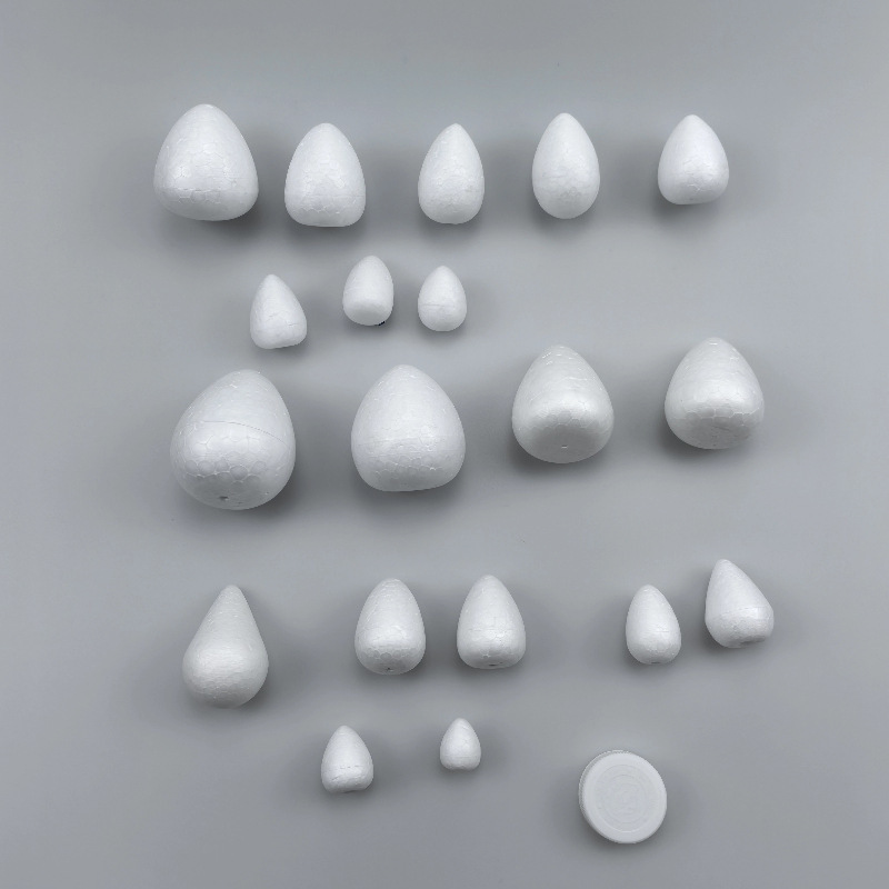 Preschool Education Water Drops Simulation Flower Heart Foam Flower Bud Water Drops Accessories Making Materials DIY Accessories Beauty and Labor Supplies