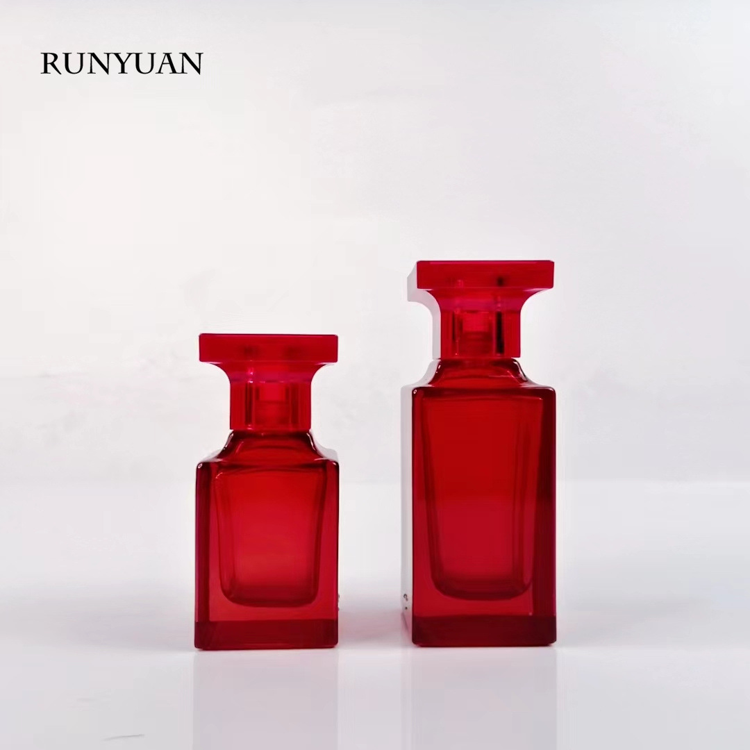 레드를 통해 30ml 사각형