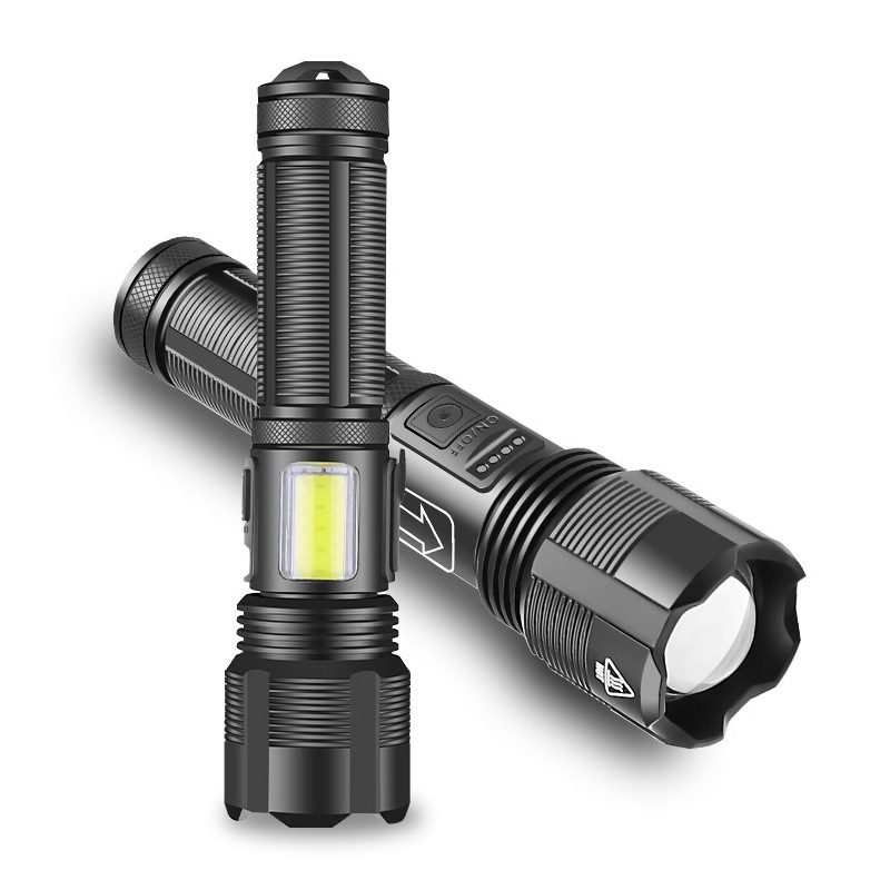 Linterna LED XHP50 Recargable con Zoom
