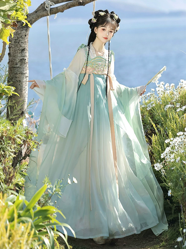 Весенний подлинный Hanfu, боди, костюм