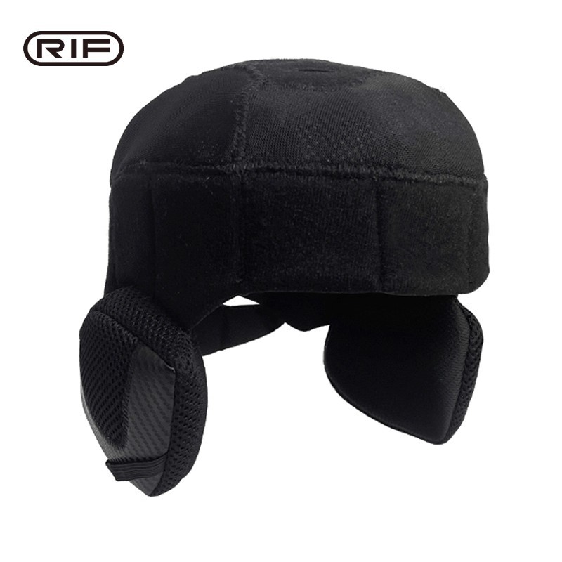 RIF Winter Thickened Ear Protector Equestrian Helmet Cover - Warm, Comfortable, Removable, Breathable Riding Helmet Cover