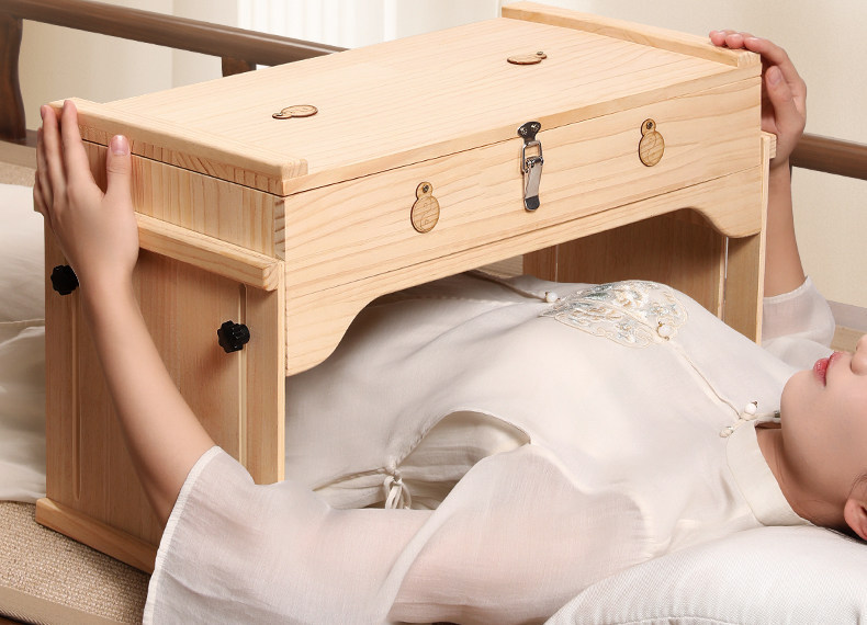 Wooden Moxibustion Box Full Body Moxa Therapy Kit with Aged Moxa Wool and Moxa Sticks for Warming Care overview