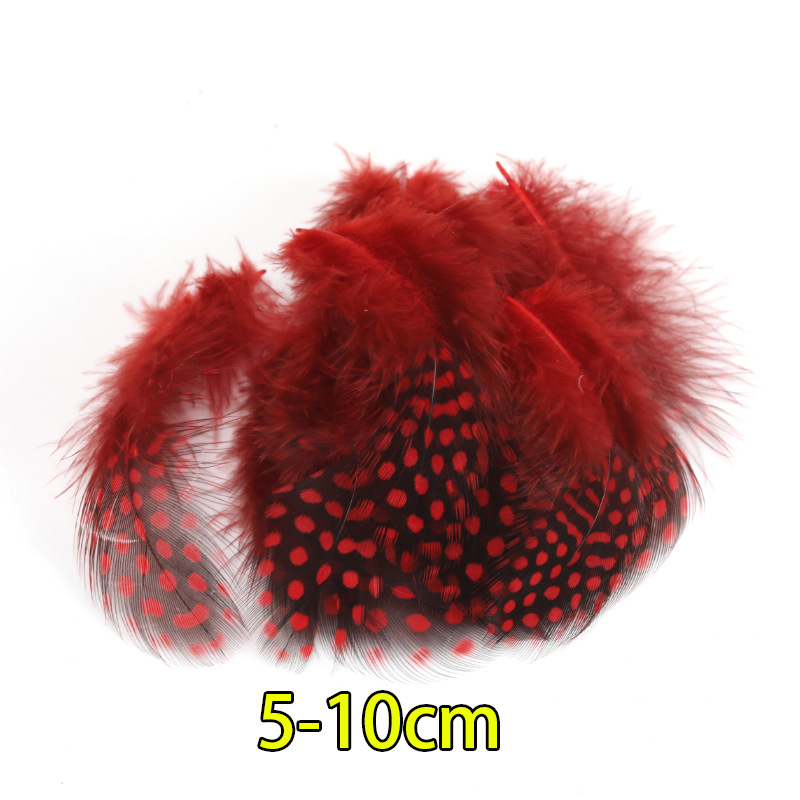 Plumas rojas al por mayor boda jardín de infantes diy plumas hechas a mano pieles de pavo pendientes de plumas de ganso accesorios accesorios de ropa image 12