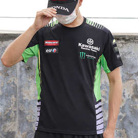 新款越野摩托车短袖T恤速降服骑士服短T户外骑行服赛车服ZHB8233