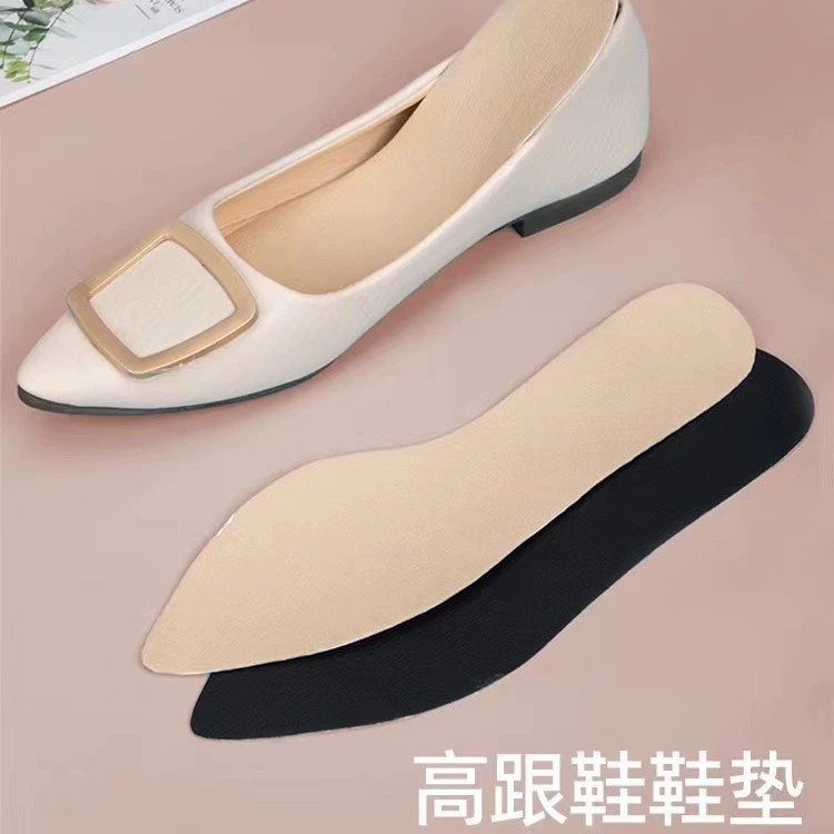 Сандалии противоскользящие наклейки коврики летом ультратонкие впитывающие пот и дышащие мягкие подошвы удобные одиночные туфли на высоких каблуках самоклеящиеся