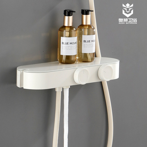 Waist Spray Topless Spray Simple Shower Head Set Small Household Milky Split Cold and Hot Storage Pressure Shower Head