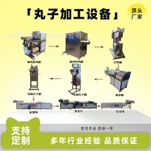大型商用全自动鱼丸机包心肉丸机牛肉丸子机器制作火锅丸子的设备