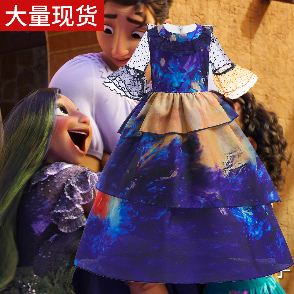 El comercio exterior de Europa y América Amazon vestido de princesa vestido mágico Full House serie Cosplay vestido de rendimiento vestido de los niños