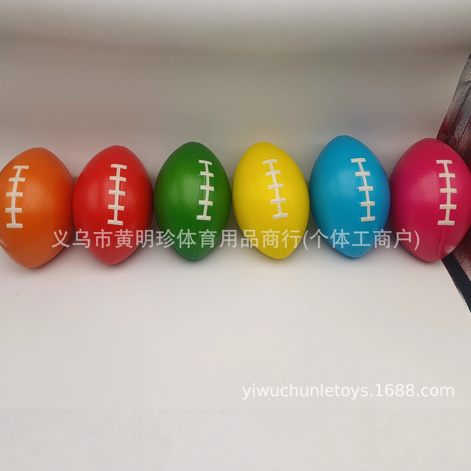 Amazon Best Selling Pu Toy Rugby Decompression Pressure Rugby Promotional Gift Toy Sponge Rugby