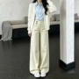 高个子春秋新款宽松牛仔裤
