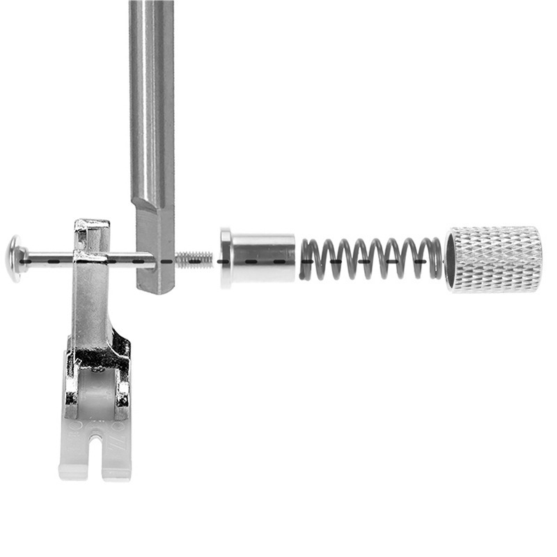 Máquina de coser tornillo de pie de prensa coche plano cambio rápido pie de prensa superior universal coche plano cambio segundo pie de prensa artefacto