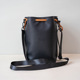 Camera storage bag - black, large + black shoulder strap, can be worn on one shoulder or crossbody