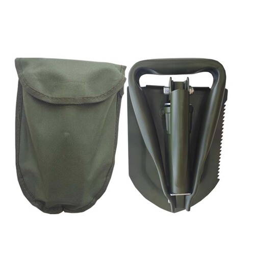 Cross-border wholesale large folding engineer shovel, vehicle emergency rescue outdoor shovel, Amazon best-selling multi-purpose shovel