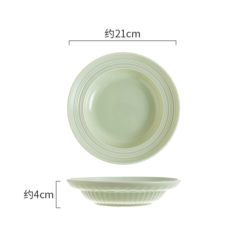 Matte Tableware Set, Fresh Pastel Colors, Multi-Piece Dinnerware for Home (Bowls, Plates, Spoons)
