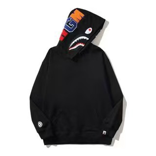 Sudadera con Capucha de Tiburón Camuflada con Bordado/Estampado para Hombre y Mujer | Estilo Casual
